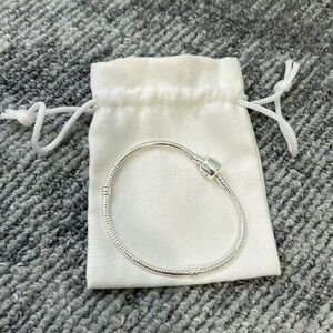 Silver european style bracelet bead collection charm snake flex chain✨